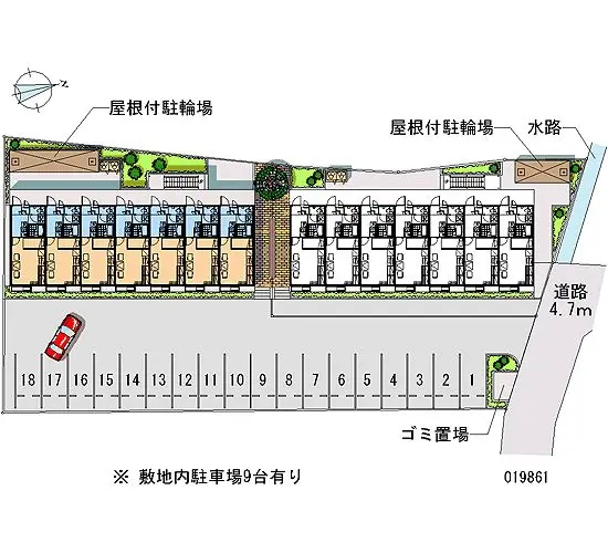 ★手数料０円★藤井寺市大井　月極駐車場（LP）